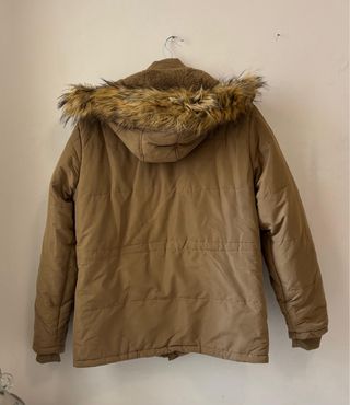 Parka WenVen Camel Talla M Interior Borrego