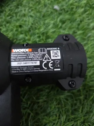 Hidrolimpiadora Worx 20V 1 solo uso