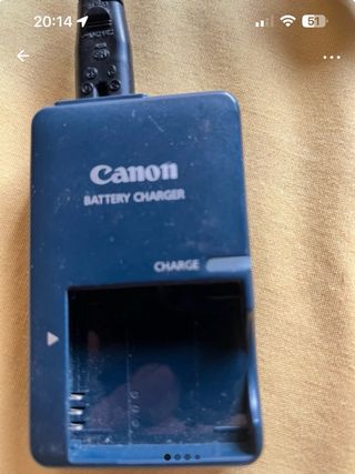 Cargador Batería Canon Cámara antiguo