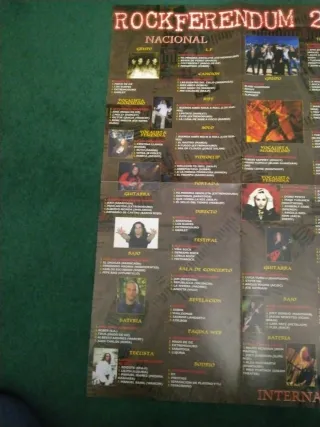 Póster Rockferendum 2002 Nacional y internacional