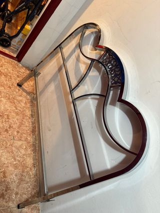 Cabecero y pie de cama 105 cm metal