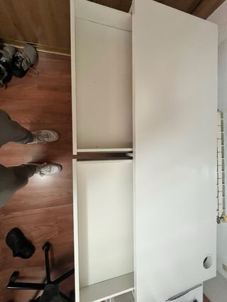 Escritorio MICKE IKEA blanco con cajones