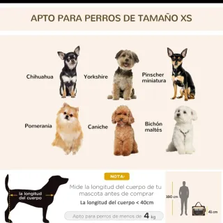 Transportín para perros y gatos con cojín