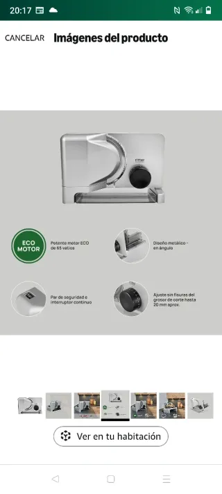 Ritter E 16 - Cortafiambres eléctrico con motor