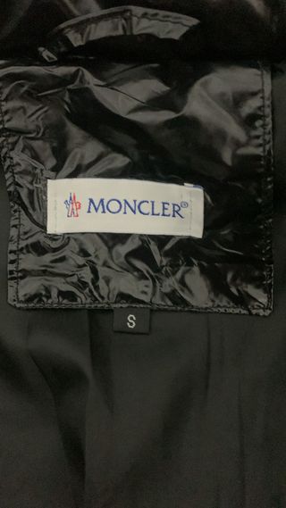 Chaqueta Moncler Negra Doble Cremallera