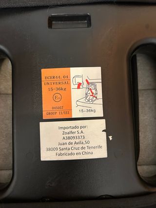 Silla coche Minimonndo 15-36kg