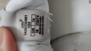 Zapatillas deportivas unisex Sonic ZARA blancas