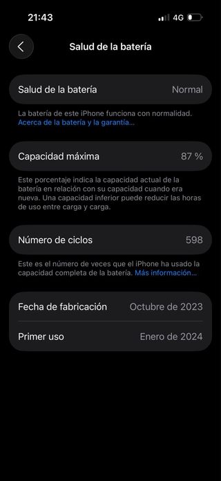 iPhone 15 128 GB en buen estado