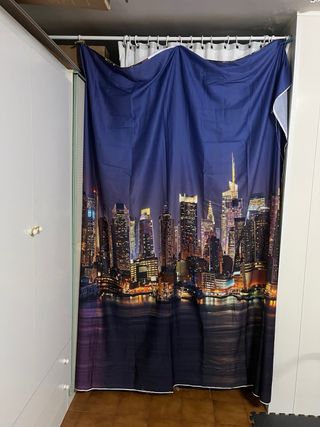 Retal tela paisaje urbano