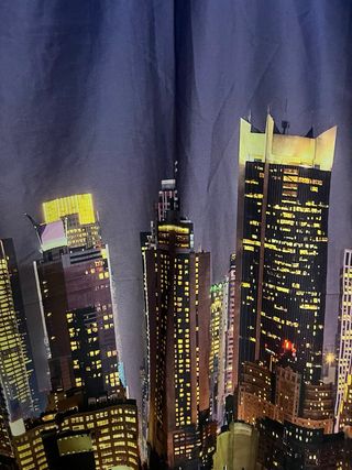 Retal tela paisaje urbano