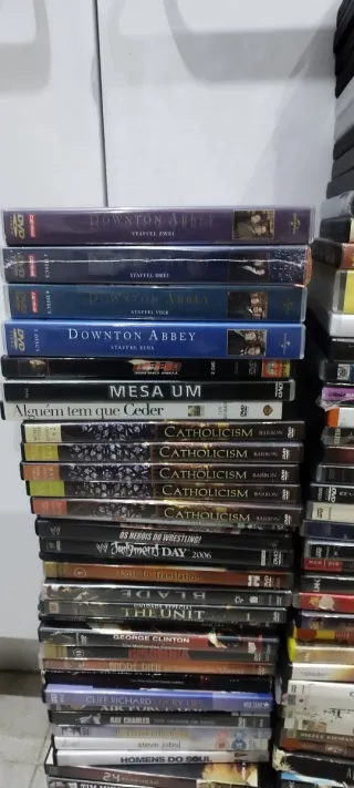 Lote Grande de DVDs Ação Aventura Crime Drama