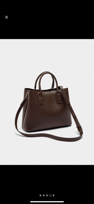 Bolso Tote Parfois Marrón Chocolate