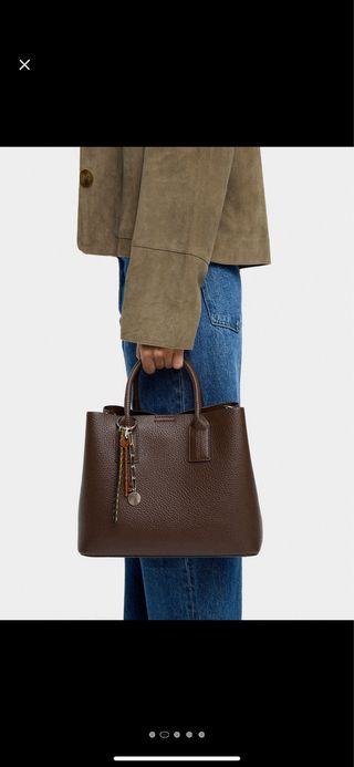 Bolso Tote Parfois Marrón Chocolate