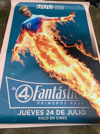 Lona Película Los 4 Fantásticos