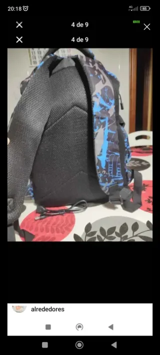 Mochila escolar + bandolera a juego