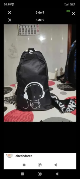 Mochila escolar + bandolera a juego