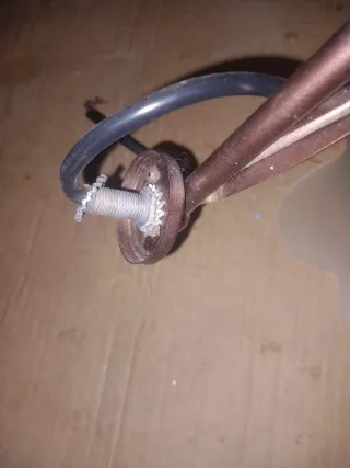 Applique vintage vetro e metallo