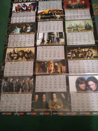 Póster Rockalendario 2004 (calendario)