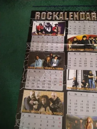 Póster Rockalendario 2004 (calendario)