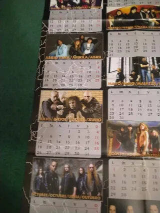 Póster Rockalendario 2004 (calendario)