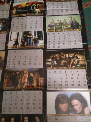 Póster Rockalendario 2004 (calendario)