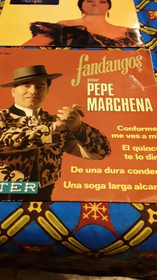 Lote 4 Vinilos Flamenco y Sevillanas