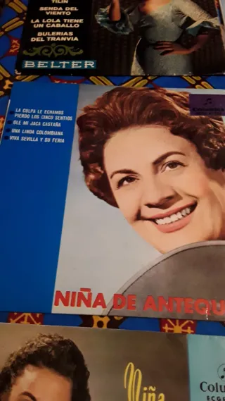 Lote 4 Vinilos Flamenco y Sevillanas