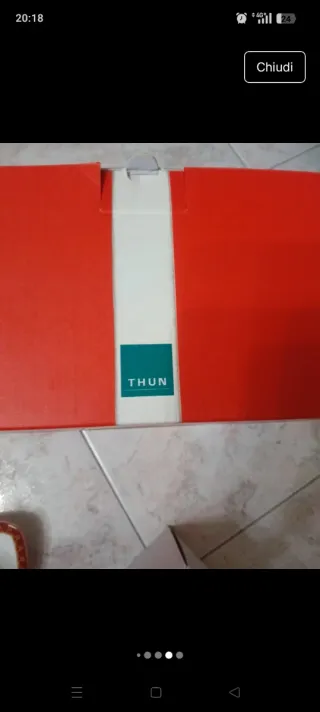 Piattino con candela Thun