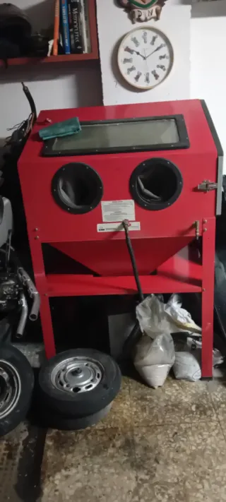 Máquina de chorrear en buen estado