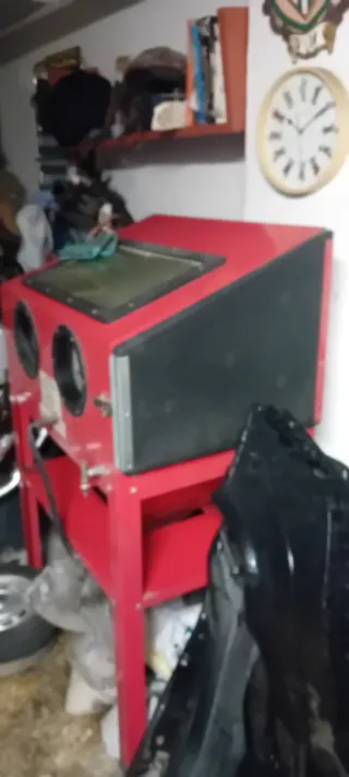 Máquina de chorrear en buen estado