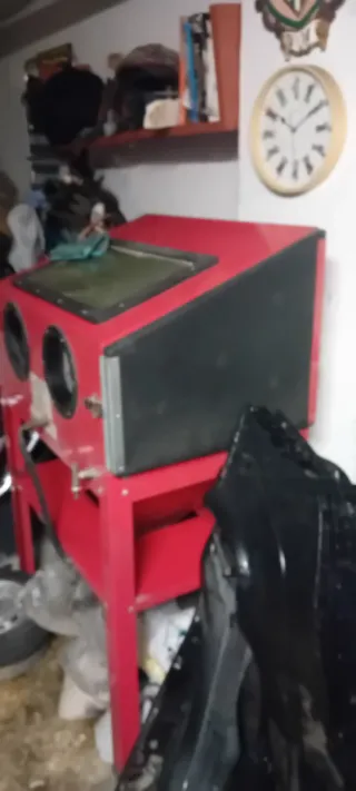 Máquina de chorrear en buen estado