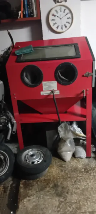 Máquina de chorrear en buen estado