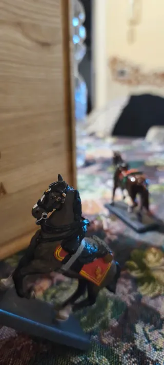 Miniatura vintage di Cavallo da collezione in Meta