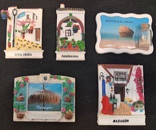 Lote 7 Imanes Nevera Coleccionables