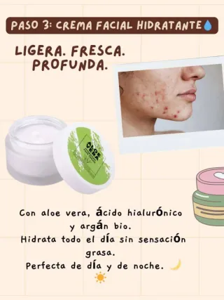 Crema Facial Hidratante Aloe Vera Essens