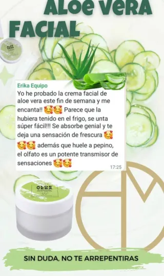 Crema Facial Hidratante Aloe Vera Essens