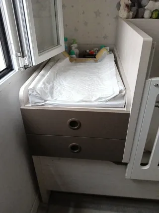 Cuna convertible bebé