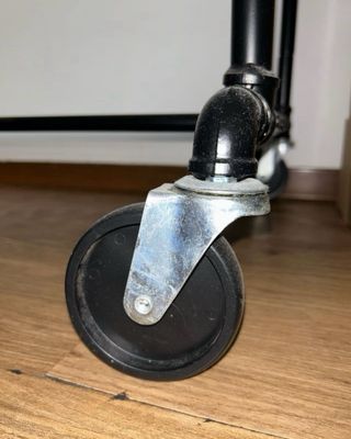 Burro perchero metálico negro