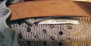 Jersey Uterqüe plateado tejido suave