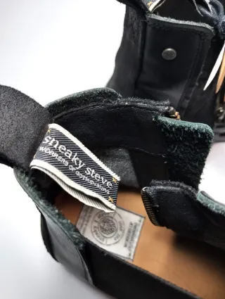 Botines de cuero negros SNEAKY STEVE 44