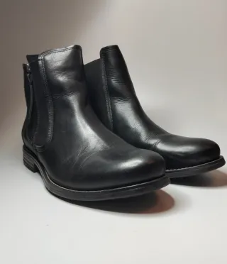 Botines de cuero negros SNEAKY STEVE 44