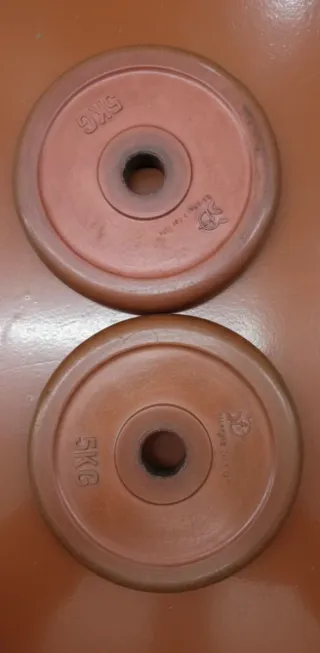 2 Discos de Goma 5kg