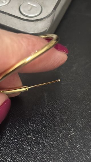 Orecchini a cerchio in oro