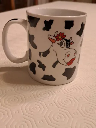Tazza mug con disegno mucca