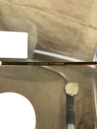 Occhiali da sole Cartier dorati marroni