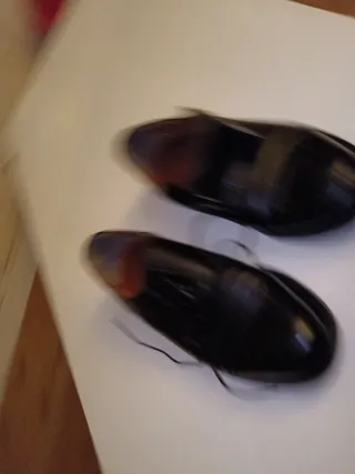 Zapatos Cortefiel Cuero Marrón y Negro