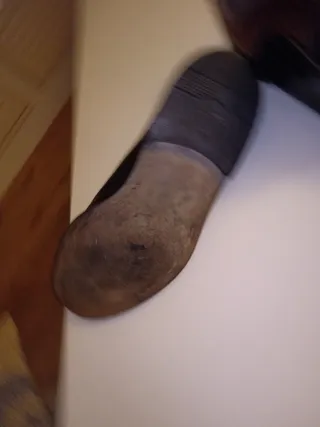 Zapatos Cortefiel Cuero Marrón y Negro