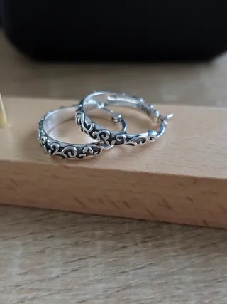 Pendientes Aro S925 Filigrana