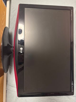 Monitor LG Full HD Rojo y Negro