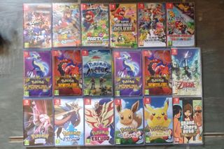 Lote Juegos Nintendo Switch: Pokémon, Mario, Zelda